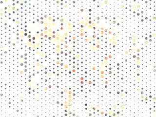 Blue and grey polka dot on white abstract background illustration © AmySachar