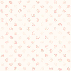 Rose spiral pattern. Seamless vector