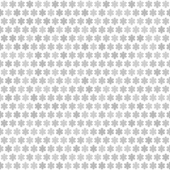 Gray flower pattern. Seamless vector