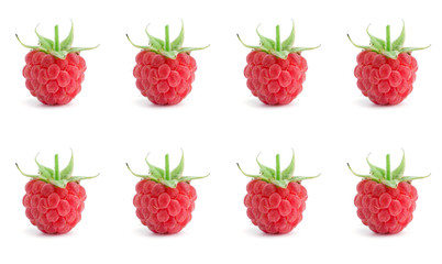 Fototapeta na wymiar Sweet raspberry isolated on white background.