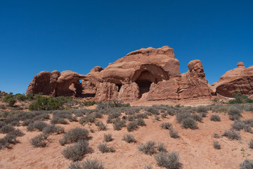 Fototapeta premium Double Arch - Arches National Park 