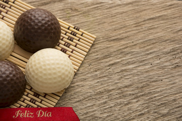 
Chocolate (golf balls)