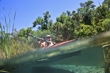 Kayaking on Juniper River in Florida