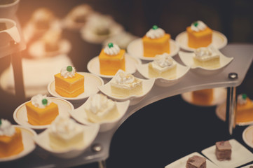 Obraz na płótnie Canvas cocktail food catering dessert wedding