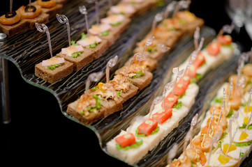 cocktail food catering dessert wedding