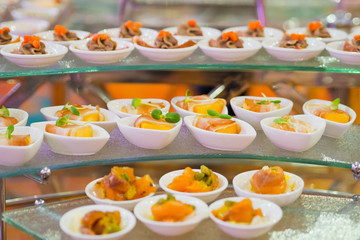 cocktail food catering dessert wedding