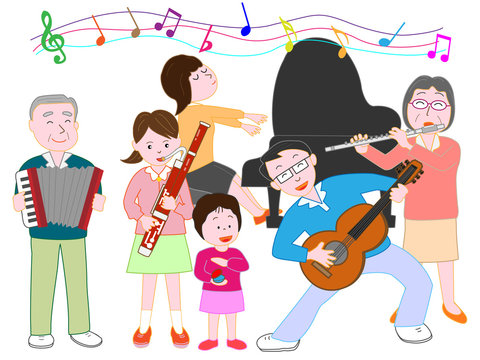 家族で音楽会