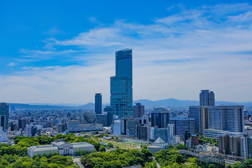 Fototapeta premium 大阪 都市風景 - City view ,Osaka city,Japan.