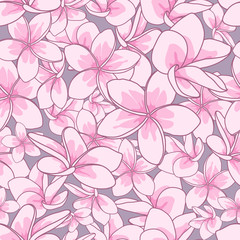 Floral element seamless background.
