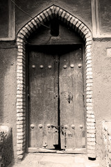 in iran old  door