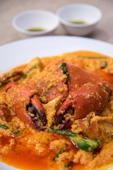 Sauteed Crab in Curry