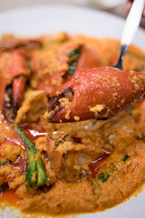 Sauteed Crab in Curry