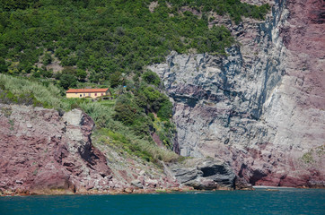 Mittelmeerküste bei Manarola
