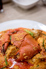 Fototapeta premium Sauteed Crab in Curry