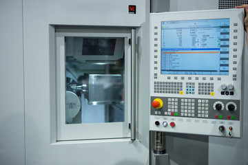 Control panel of 5 axis CNC machine