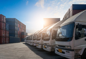 Truck - Freight transportation in port.