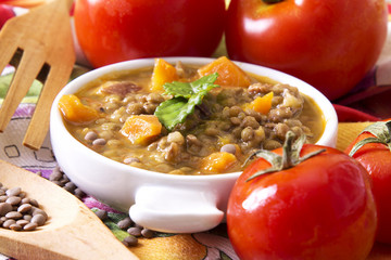 Lentil stew