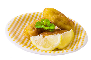 Colorful plate with croquettes