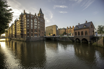 Obraz premium Historische Gebäude in Hamburg