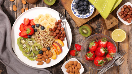 quinoa with fruit and nuts