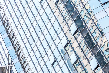 detail shot of modern architecture facade,business concepts,shot in city of China.