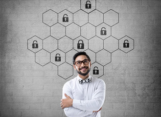 Hexagonal lock security concept