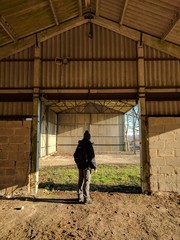 Fototapeta premium Picture of an old barn in Kent region, UK