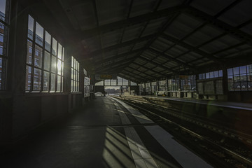 U-Bahn Haltestelle in Hamburg