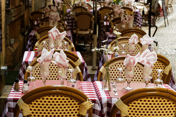 Terrasse de restaurant