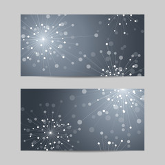 Set of horizontal banners