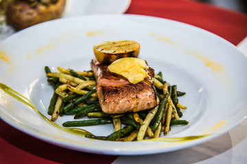 Detail on special designe for food on plate.