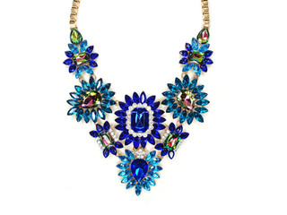 jewelry with bright crystals necklace luxury fashion