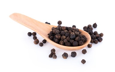 pepper corn on white background