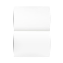 Open the paper journal, Paper Journal, Blank magazin on a white background, Page template design element, Vector illustration