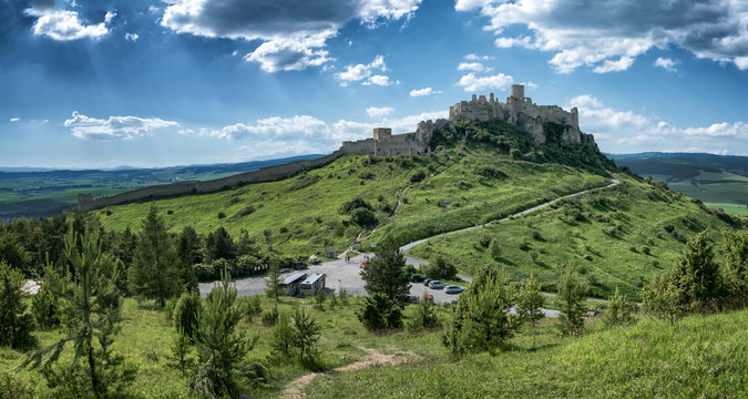 Spis castle in Slovakia is one of the largest castles in central Europe
