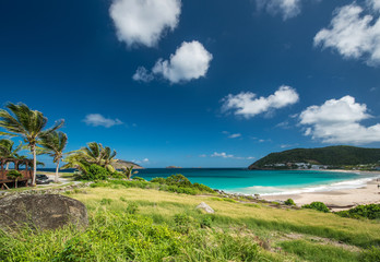 The blue and the green, St. Barth