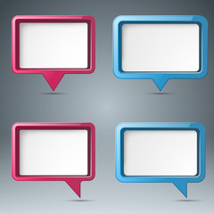 Speech bubl icon. Dialog box info.