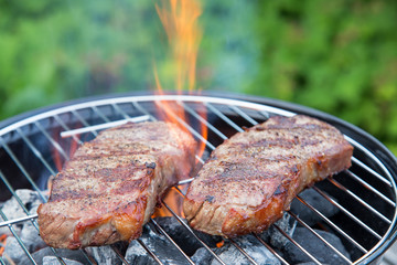 Grilled steaks