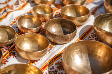 Singing Bowls - Cup of life - popular mass product souvenier in Nepal, Tibet and India
