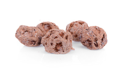 Salted Plum on white Background