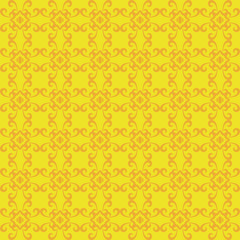 retro seamless wallpaper background vintage yellow spiral curve cross vine kaleidoscope