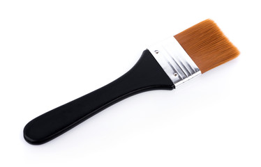 Paint brush on a white background