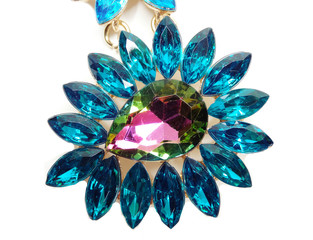 jewelry with bright crystals brooch luxury fashion