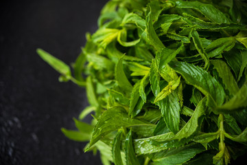 Organic food concept