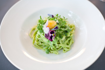 Fettuccine Pasta with Egg