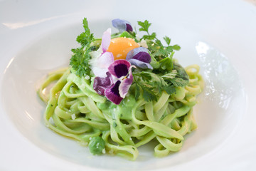 Fettuccine Pasta with Egg