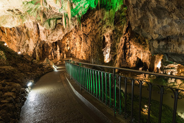 Sosuvska Cave in the Moravsky Kras. Moravian Karst. Czech republic