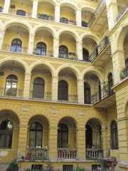 Fototapeta na wymiar Innenhof Budapest