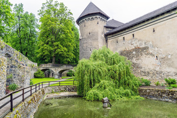 Medieval castle in the village of Velke mezirici © peizais