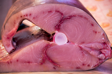 Fresh Raw Tuna Fish Steaks